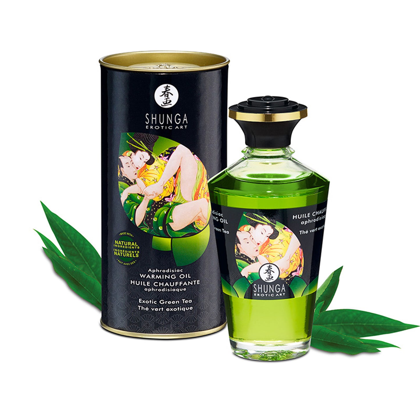SHUNGA Aphrodisiac Warming Exotic Green Tea Intimate Body Oil