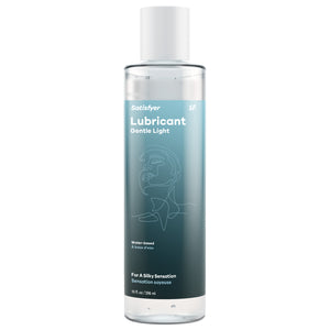 Satisfyer Lubricant Gentle Light Water-Based For a silky sensation 10 fl oz / 296 ml bottle.