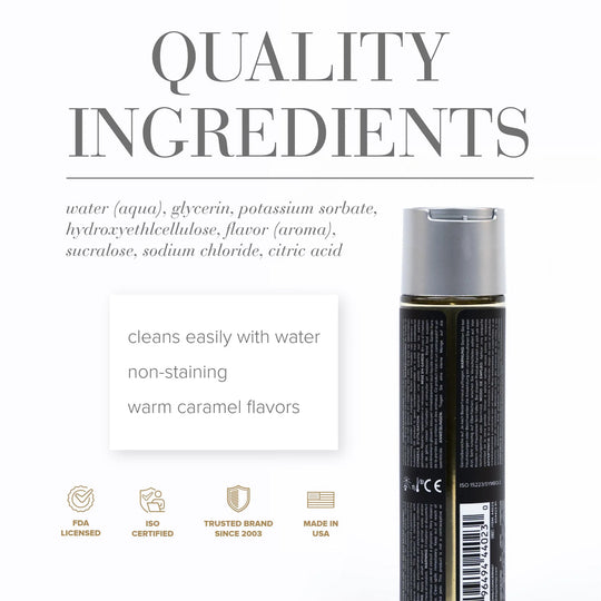 JO Gelato Salted Caramel Personal Water Based Lubricant - 30 ml / 1 oz
