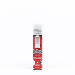 A bottle of JO H2O Succulent Watermelon Personal Lubricant Water-Based Flavored 1 fl oz (30ml)