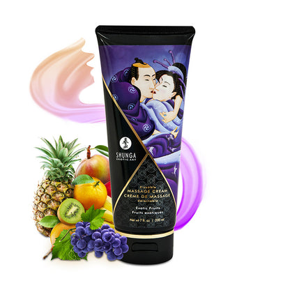 SHUNGA Kissable Massage Cream - Delectable Edible Taste & Silky Moisturizing Body Lotion