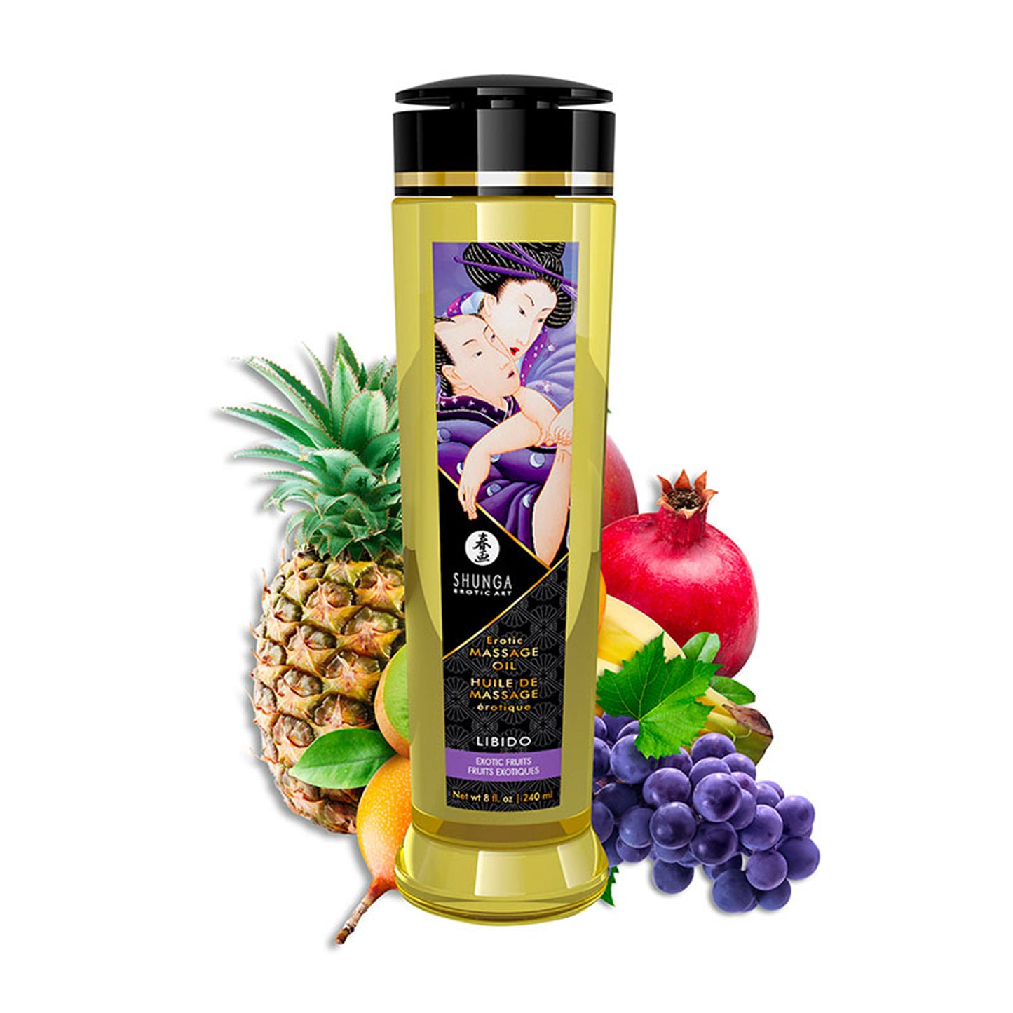 Shunga Luxurious Scented Erotic Massage Oils 240 ml - 8 oz