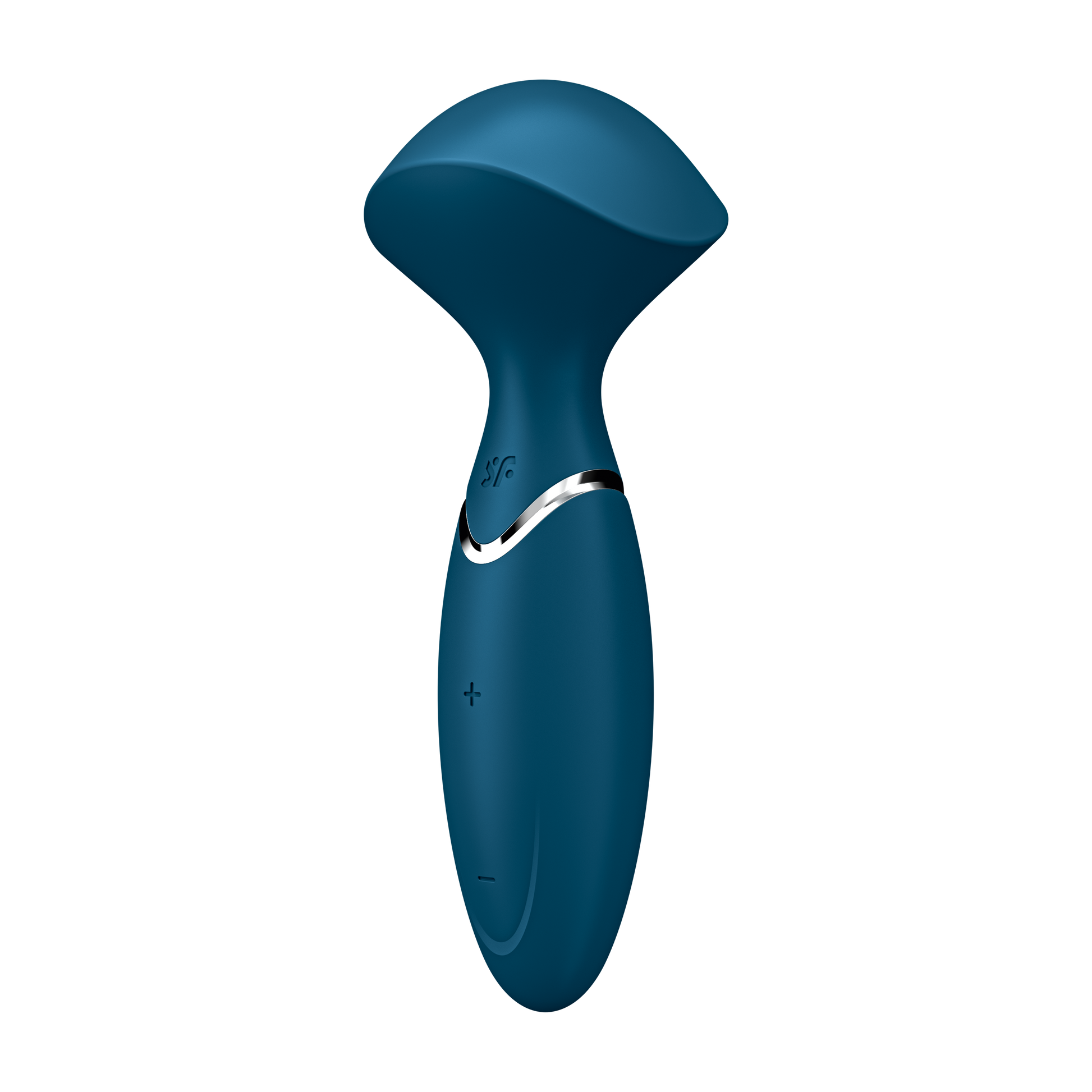 Front side of the Satisfyer Mini Wand-er Vibrator.