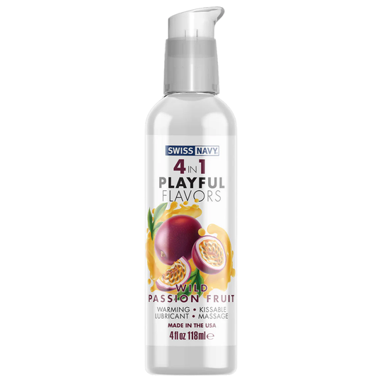Swiss Navy 4 In 1 Playful Flavors Wild Passion Fruit 118 ml / 4 oz
