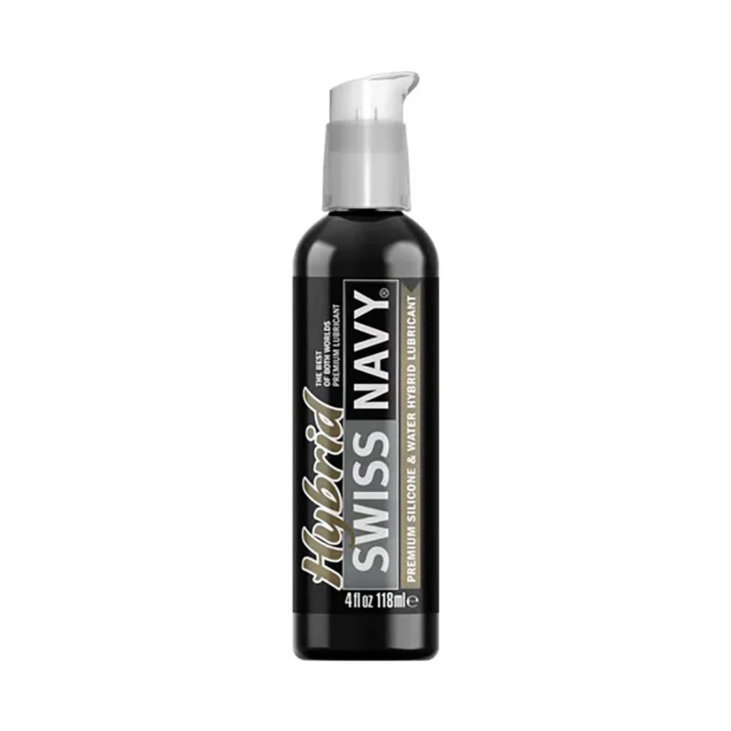 Swiss Navy lubricant 118 ml / 4 oz bottle on a white background
