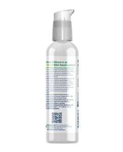 Back of the Swiss Navy Naked All Natural Personal Water Based Lubricant 59 ml / 2 oz bottle.