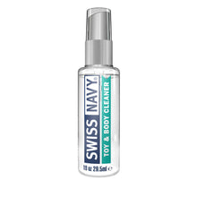 Load image into Gallery viewer, Swiss Navy Toy &amp; Body Cleaner 1 fl oz / 29.5 ml Spray bottle.