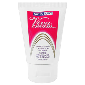 Swiss Navy Viva Cream Stimulating Cream for women 2 fl oz / 59 ml tube.