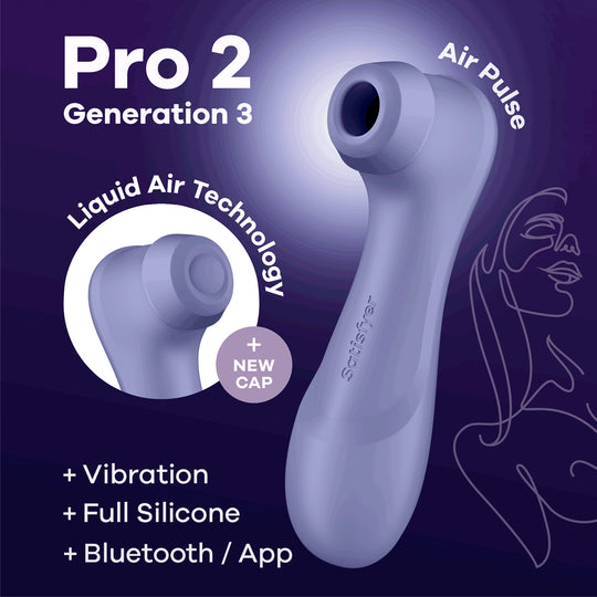 Satisfyer Pro 2 Generation 3 Double Air Pulse Vibrator with Connect App