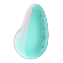 Load image into Gallery viewer, Back side of the Satisfyer Pixie Dust Touch-Free Clitoral Stimulation Double Air Pulse Vibrator