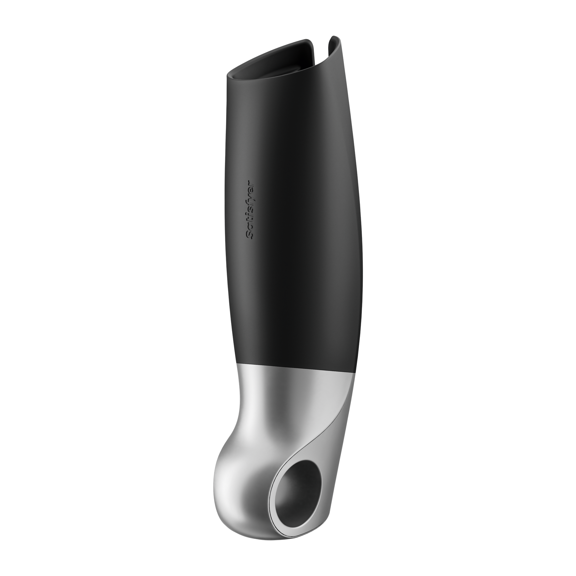 Back left side of the Satisfyer Power Masturbator Vibrator