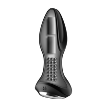 Load image into Gallery viewer, Cutaway view of the Satisfyer Rotator Plug 2+ Vibrator, showing the inside texture of the plug.
