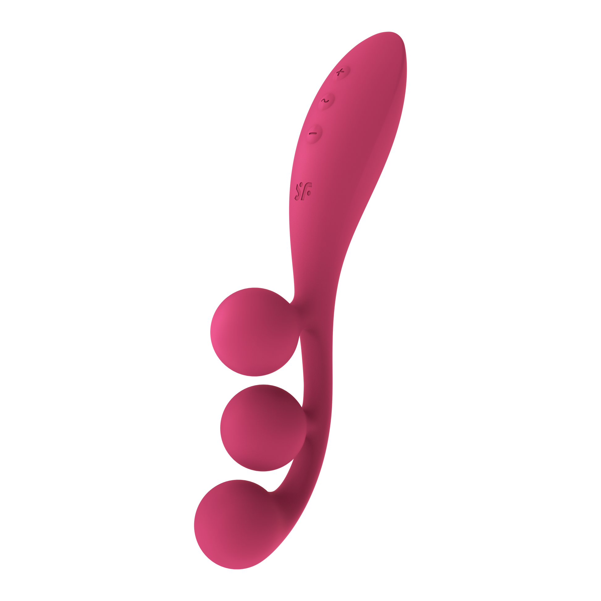 Front right side of the Satisfyer Tri Ball 1 Multi Vibrator