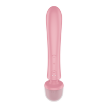 Load image into Gallery viewer, Back of the Satisfyer Triple Lover Hybrid Vibrator