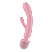 Load image into Gallery viewer, Side of the Satisfyer Triple Lover Hybrid Vibrator
