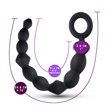 Charger l&#39;image dans la galerie, blush Anal Adventures Platinum Beginner Anal Beads measurements: Largest anal bead width: 2.5 cm / 1&quot;; Insertable length: 21.6 cm / 8.5&quot;; Product length: 24.8 cm / 9.75&quot;