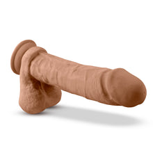 Load image into Gallery viewer, Front side view of the blush Au Naturel 9.5 Inch Dildo
