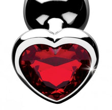 Charger l&#39;image dans la galerie, Booty Sparks Red Heart Gem Small Anal Plug Heart