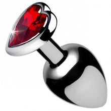 Load image into Gallery viewer, Booty Sparks Red Heart Gem Small Anal Plug Product