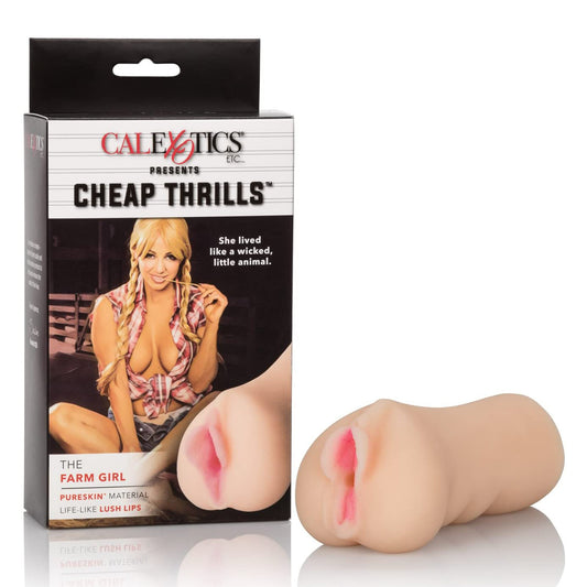 CalExotics Cheap Thrills The Farm Girl Stroker Product with Package