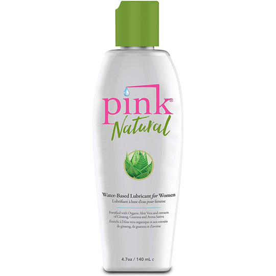 Pink Natural Water Based Lubricant For Women - 4.7oz