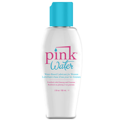 Pink Water-Based Lubricant for Women Fortified with Ginseng and Guarana 2.8 oz / 80 mL