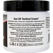 Load image into Gallery viewer, Gun Oil Tactical Cream 6oz back