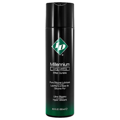 ID Millennium Long Lasting Pure Silicone Lubricant Ultra Slippery 8.5 fl. oz. (250 ml).