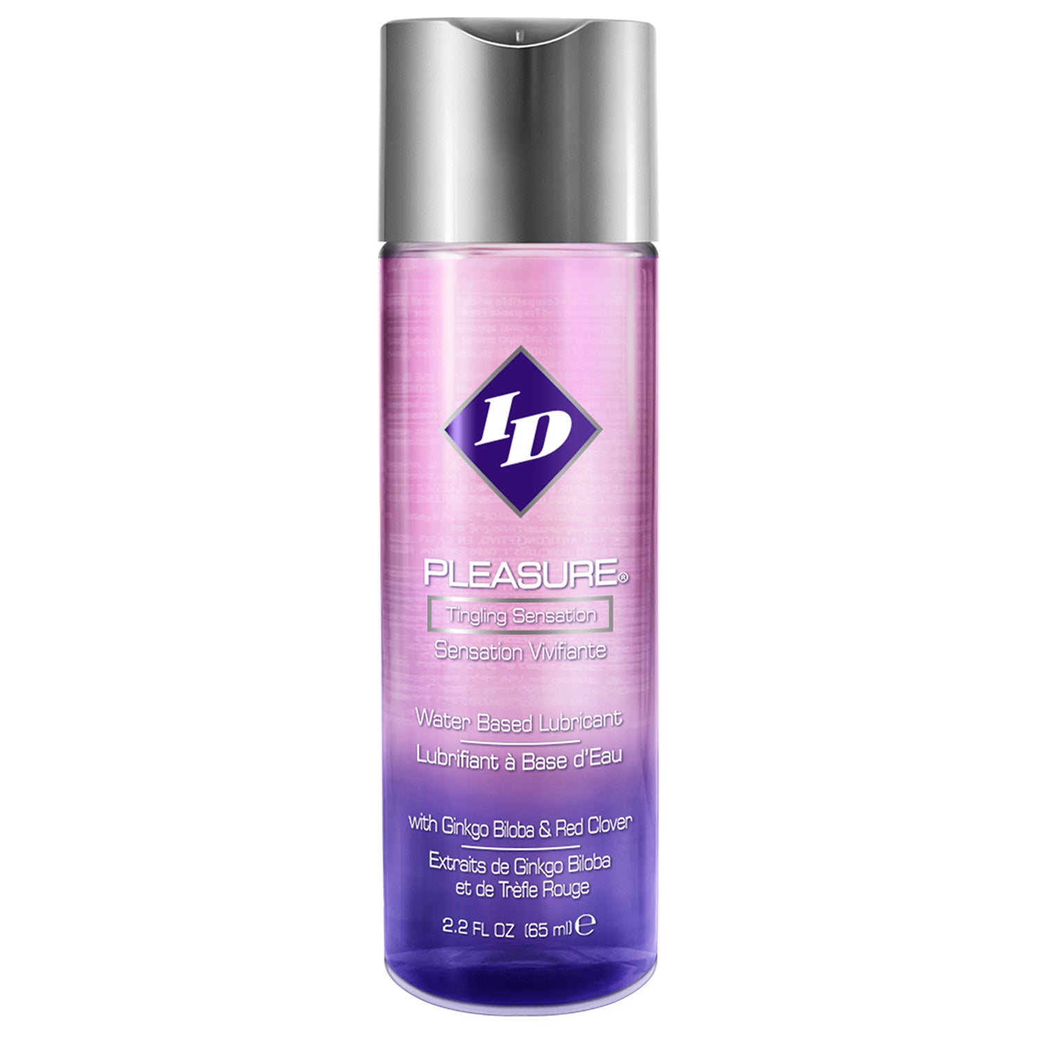 ID Pleasure Tingling Sensation Water Based Lubricant with Ginko Biloba & Red Clover 2.2 fl oz (65 ml)