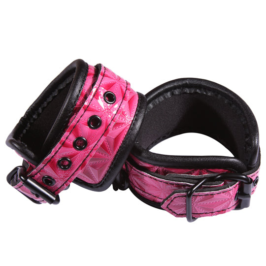 nsnovelties Sinful Pink Ankle Cuffs