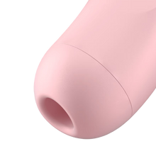 Load image into Gallery viewer, Close up at the silicone head from the Satisfyer Curvy 2+ Air Pulse Stimulator