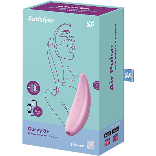 Satisfyer Curvy 3+ Air Pulse Stimulator + Vibration