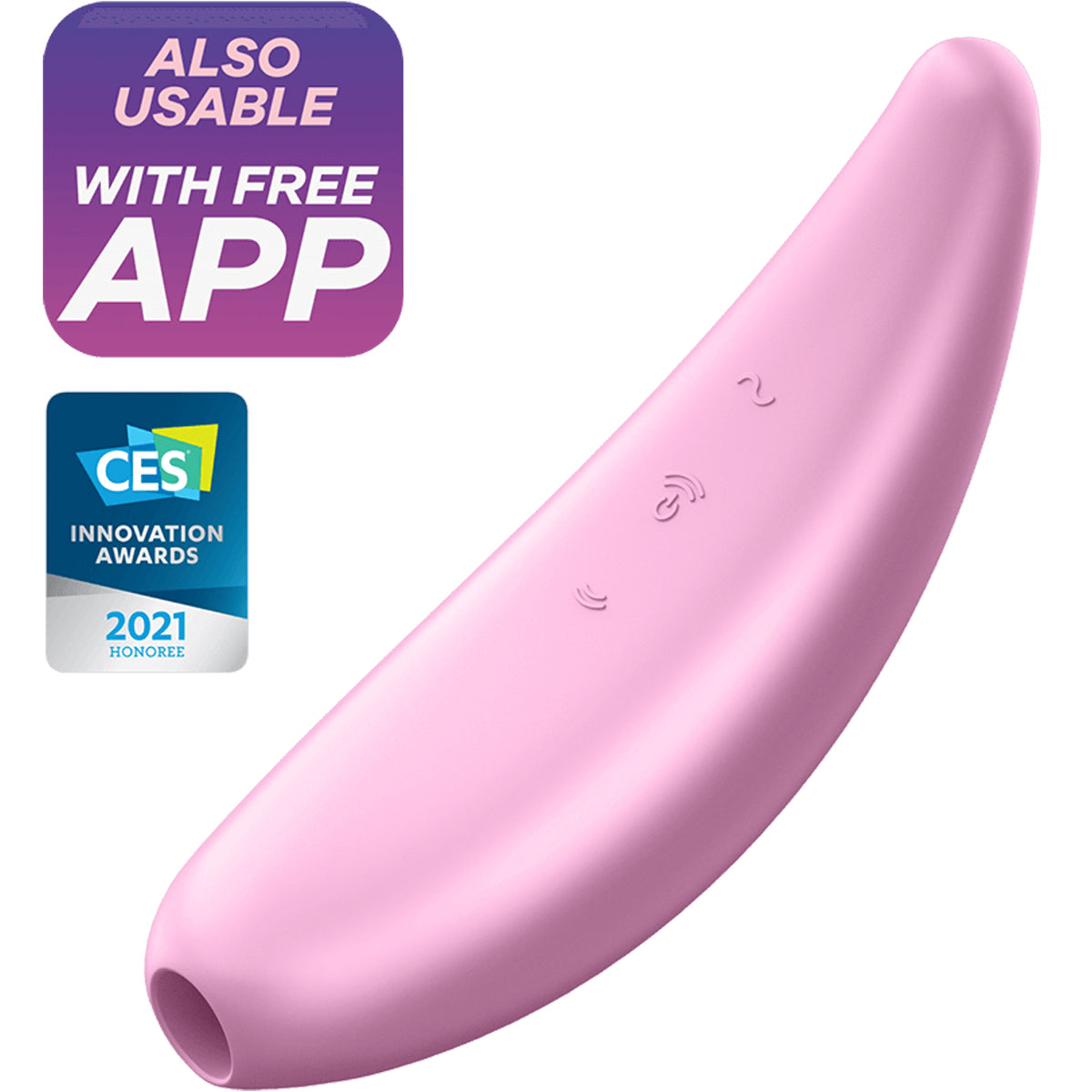 Satisfyer Curvy 3+ Air Pulse Stimulator + Vibration Quick View