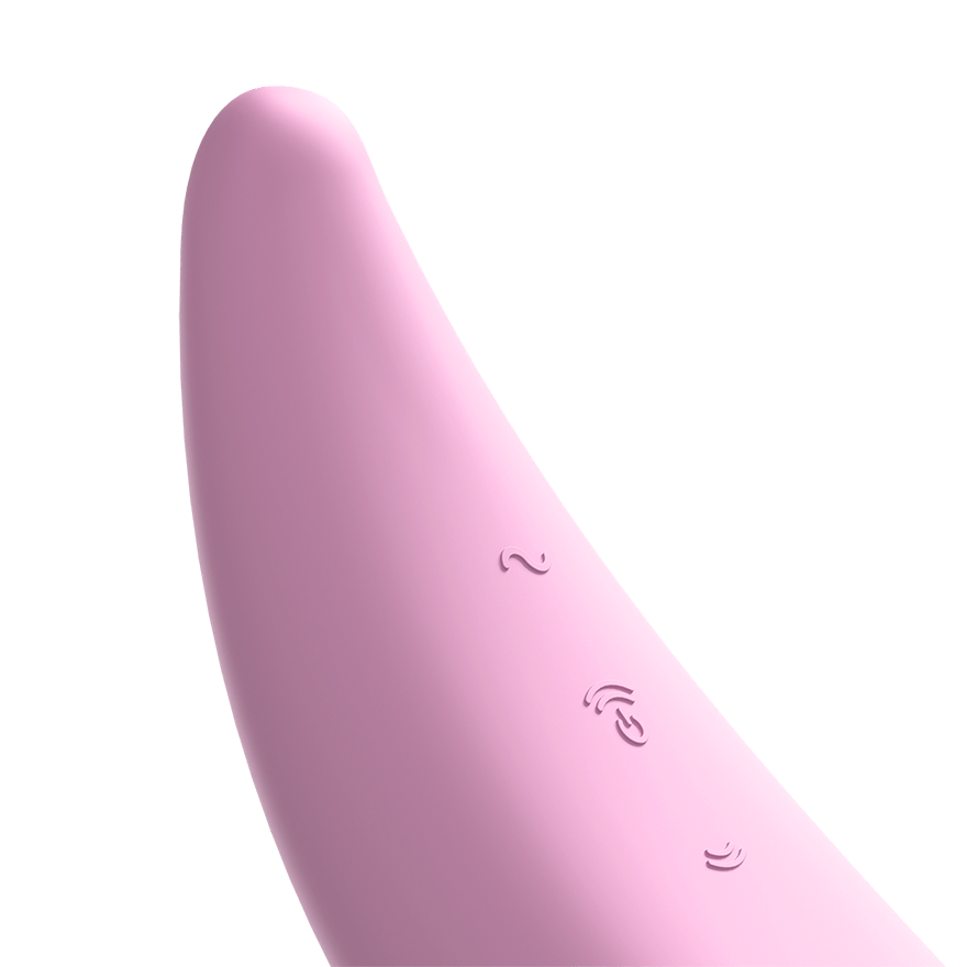 Satisfyer Curvy 3+ Air Pulse Stimulator + Vibration Controls