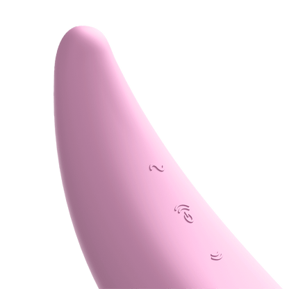 Satisfyer Curvy 3+ Air Pulse Stimulator + Vibration Controls