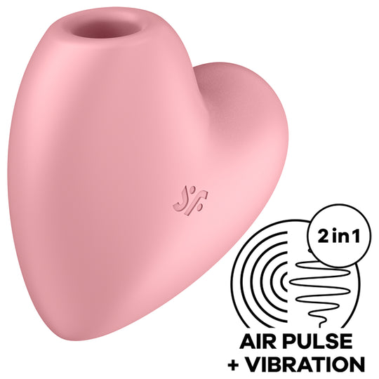 Satisfyer Cutie Heart Air Pulse Stimulator + Vibration
