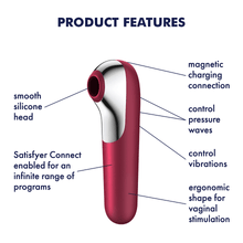 Load image into Gallery viewer, Satisfyer Dual Love Air-Pulse Vibrator Discription
