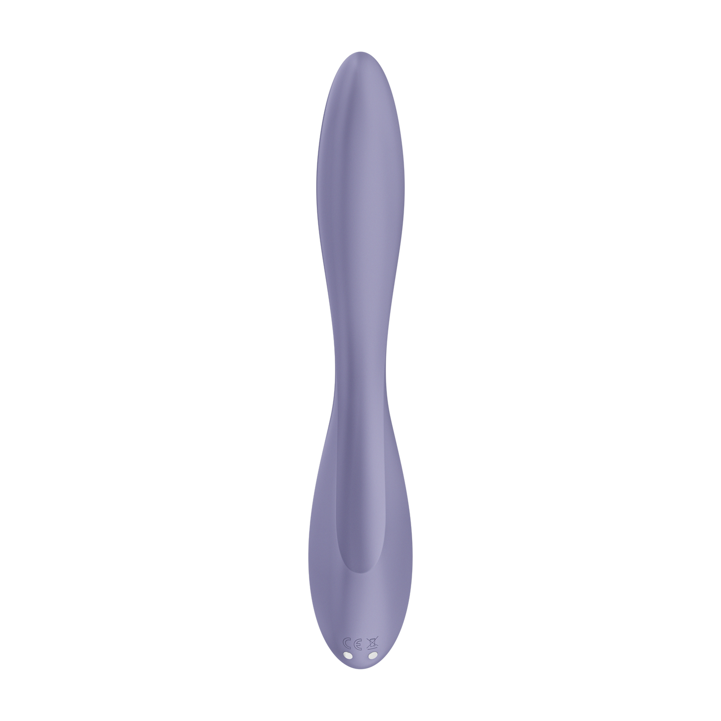 Back of the Satsifyer G-Spot Flex 2 Multi Vibrator, with the charging port showing on the bottom.