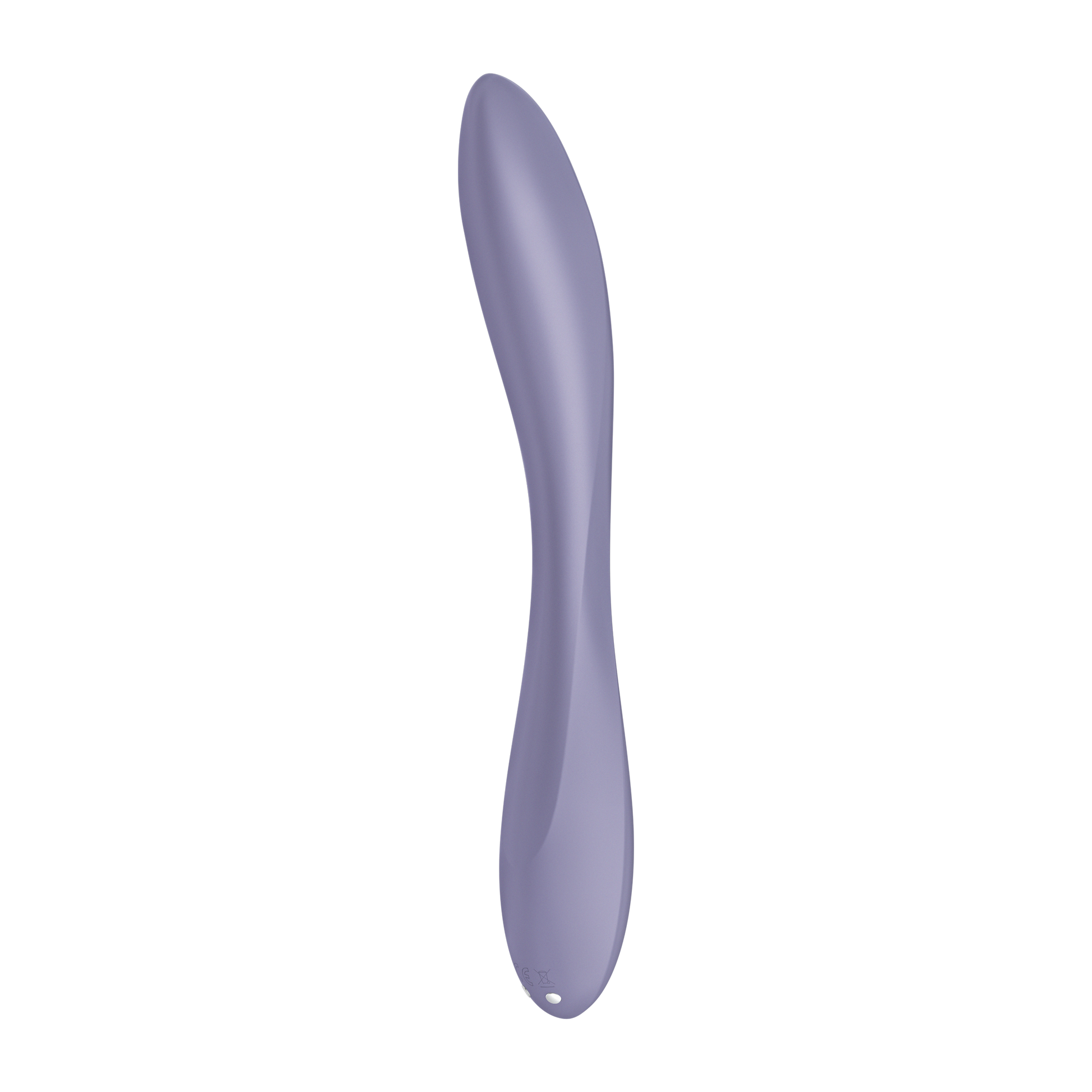 Back left side of the Satsifyer G-Spot Flex 2 Multi Vibrator with the charging port visible on the bottom.