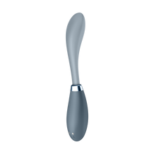 Load image into Gallery viewer, Bottom side of the Satisfyer G-Spot Flex 3 Multi Vibrator with the charging port visible on the bottom of the handle.