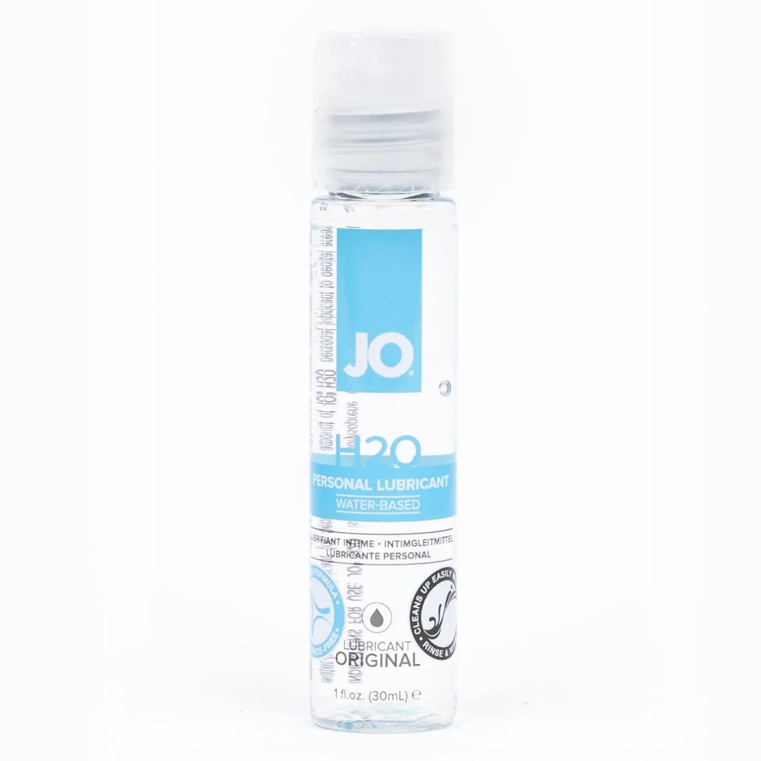 JO H2O Personal Lubricant Water-Based Original 1 oz (30 ml)