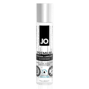 JO Premium Silicone Based Cooling Personal Lubricant 1oz