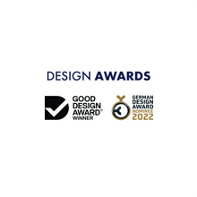 Load image into Gallery viewer, Design Awards: Good Design Award Winner, German Design Award Nominee 2022.