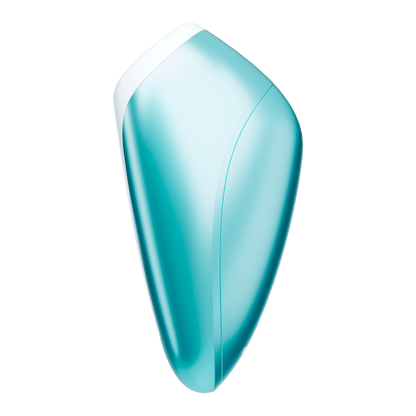 Side view of the Ice Blue Satisfyer Love Breeze Air Pulse Stimulator