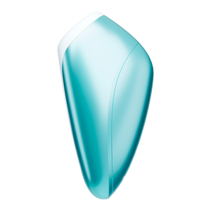 Side view of the Ice Blue Satisfyer Love Breeze Air Pulse Stimulator