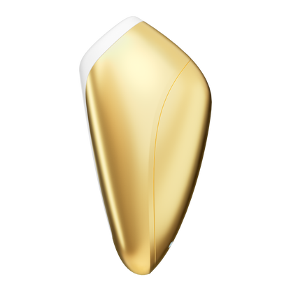 Side view of the Yellow Satisfyer Love Breeze Air Pulse Stimulator