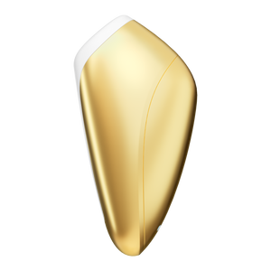 Side view of the Yellow Satisfyer Love Breeze Air Pulse Stimulator