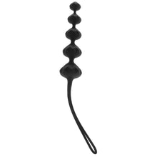 Load image into Gallery viewer, Satisfyer black diamond shaped Soft Silicone Bead with the wrist strap at the bottom.