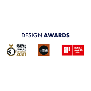 Design Awards: German Design Award Special 2021, Good Design, Design Award 2020.