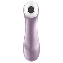 Charger l&#39;image dans la galerie, Front of the Satisfyer Pro 2 Air Pulse Stimulator, and the Satisfyer logo is visible on the middle part of the handle.